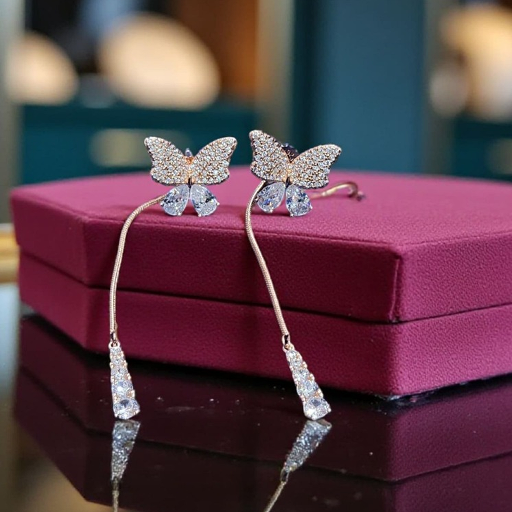 Butterfly Grace Drop Earrings