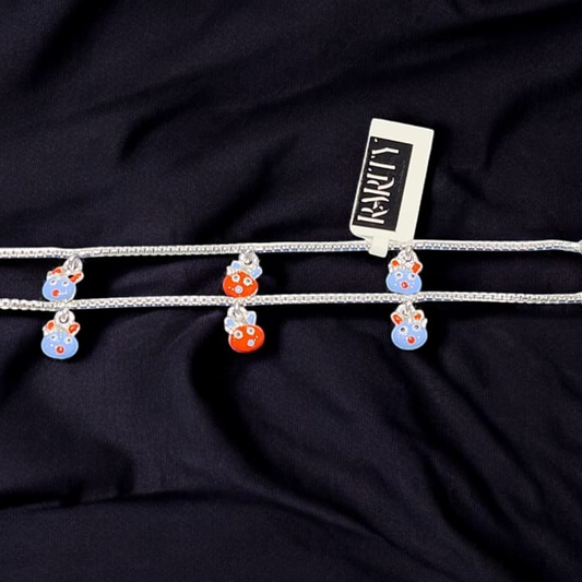 Cartoon Face Charm Anklet