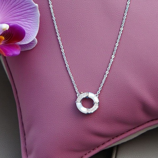 Infinity Circle Pendant Necklace